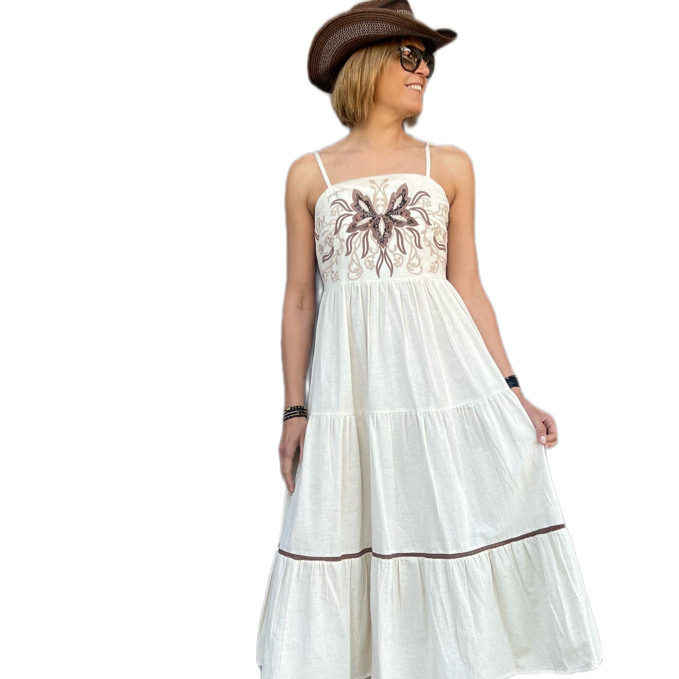 GOA GOA - VESTITO KOALA ECRU BEIGE