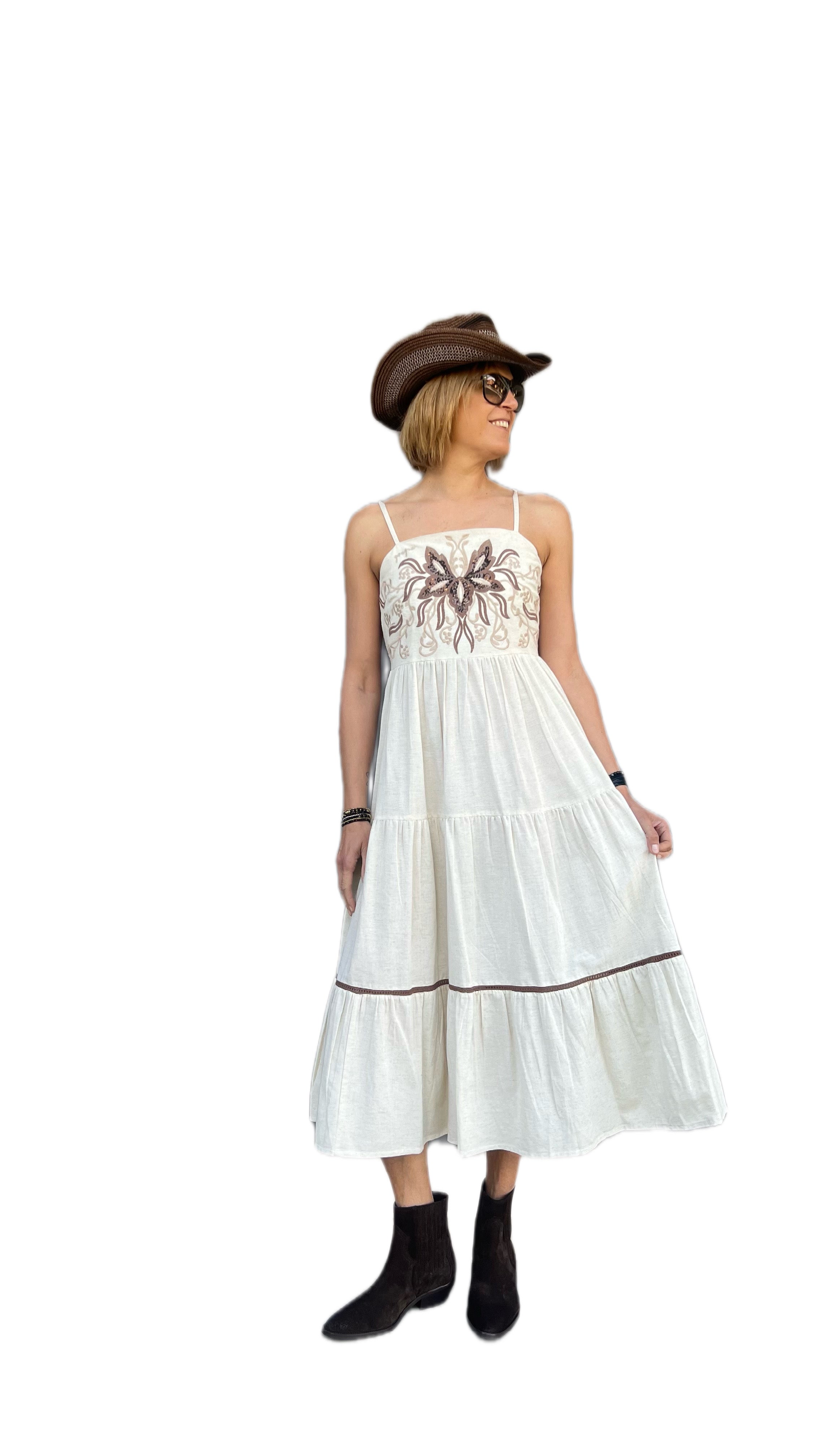 GOA GOA - VESTITO KOALA ECRU BEIGE