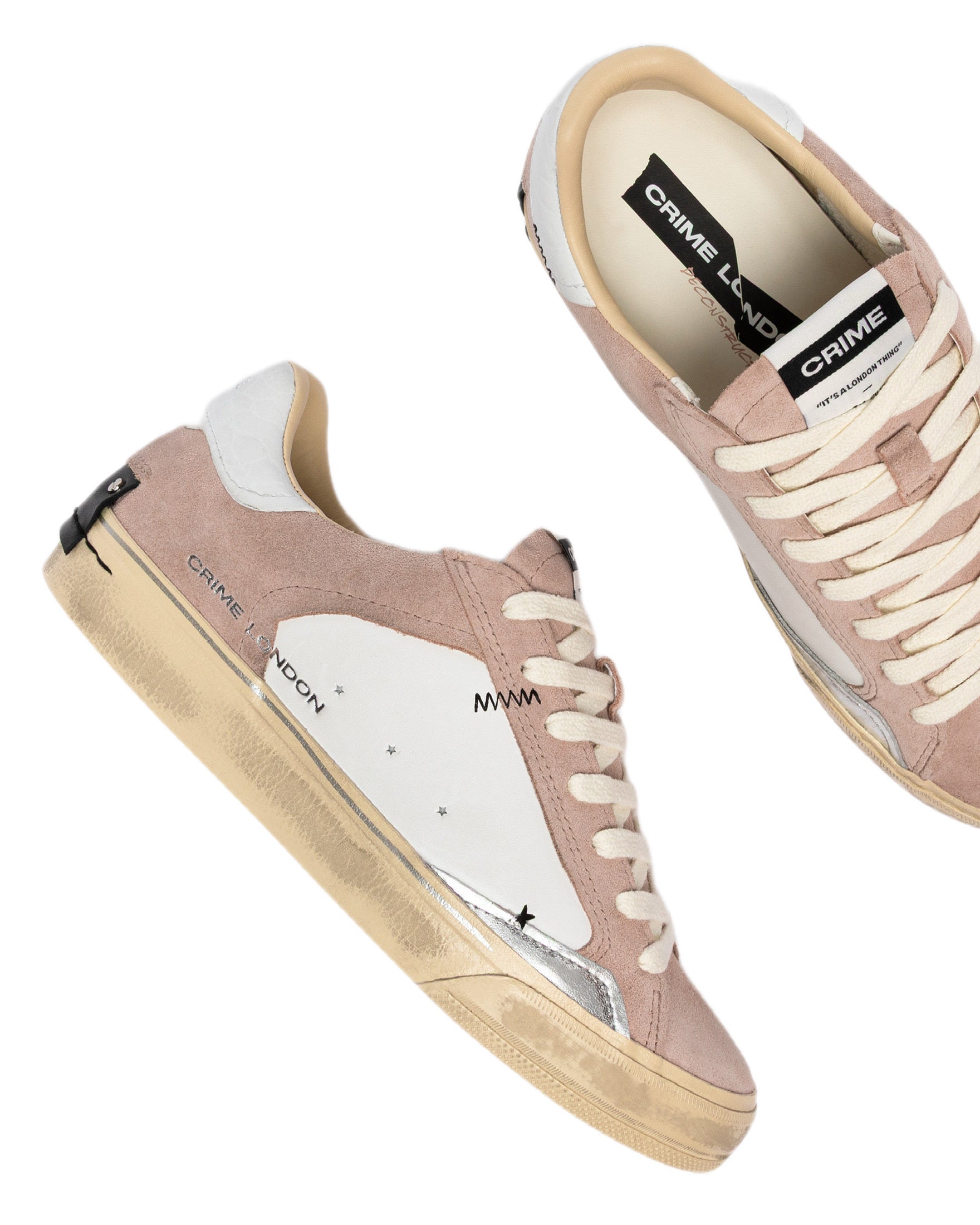 CRIME LONDON - DISTRESSED DECONSTRUCTED DESERT TAN