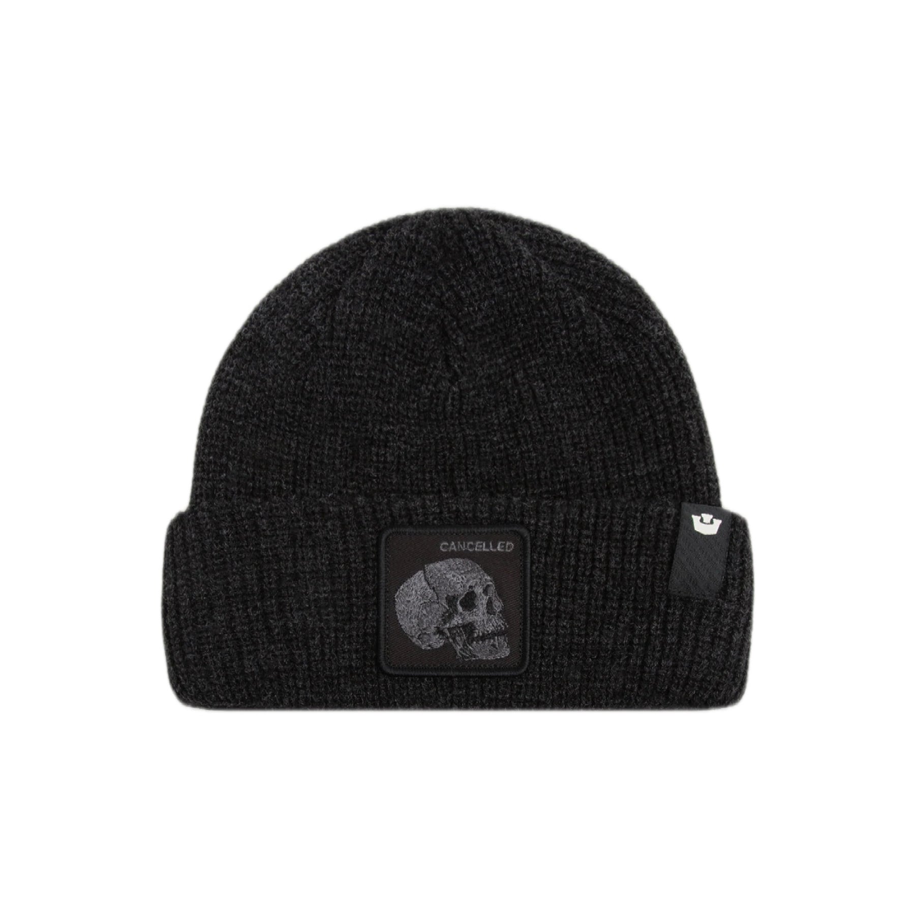 GOORIN BROS - BEANIE THE CANCELLED TONAL BLACK