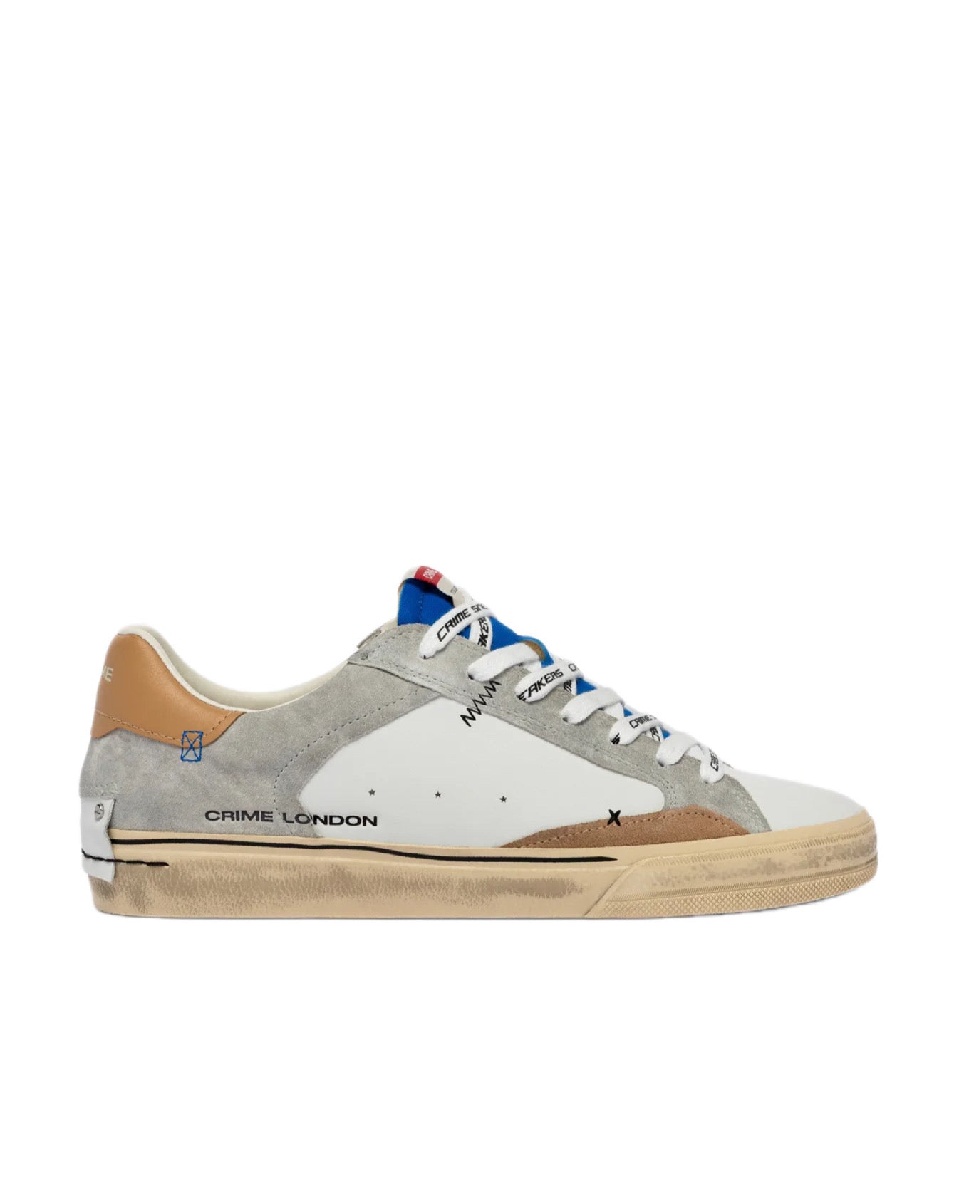 CRIME LONDON - DISTRESSED ELECTRIC BLUE