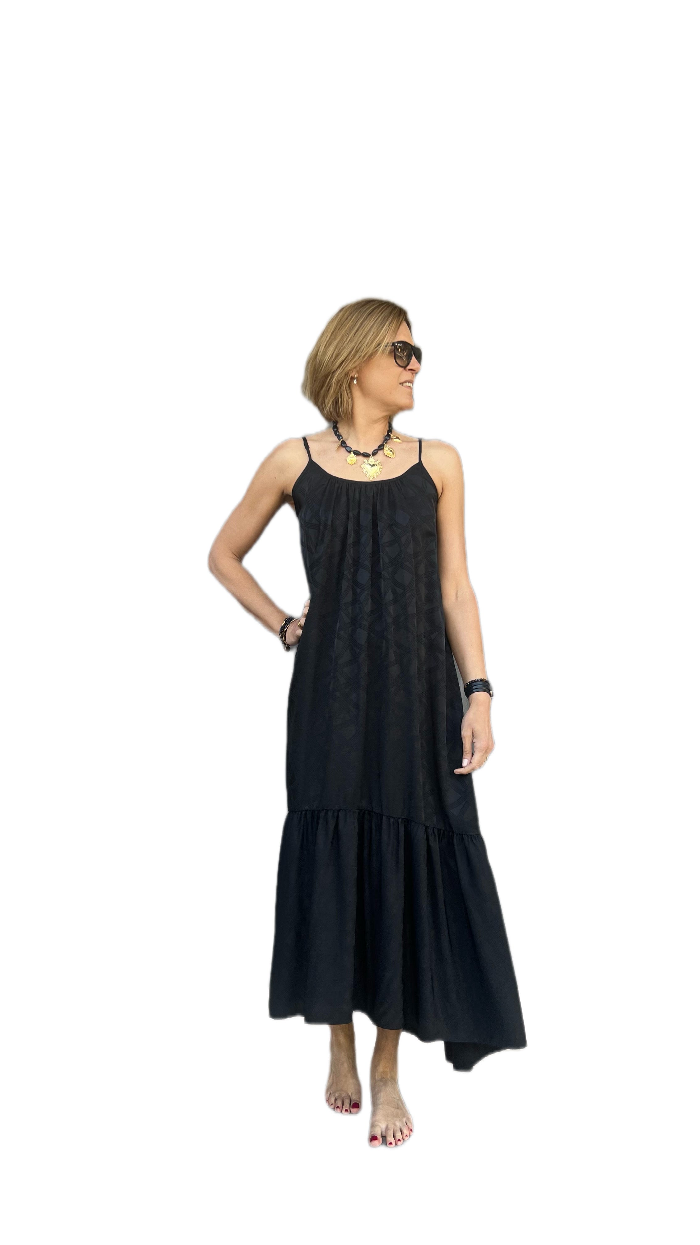 ELEH - VESTITO LUNGO BLACK