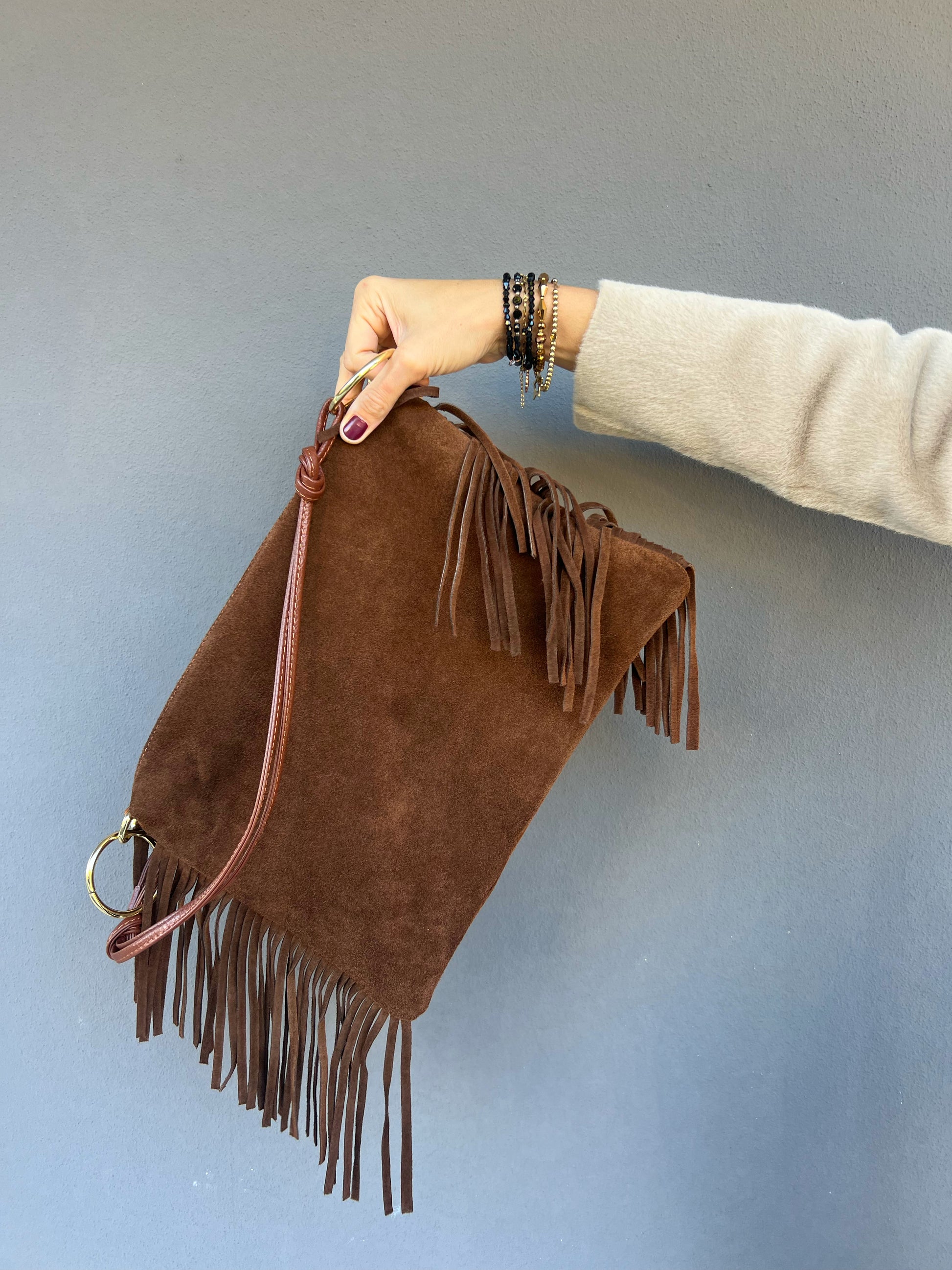 POLO SHOES BAGS - BUSTA RODEO MARRONE