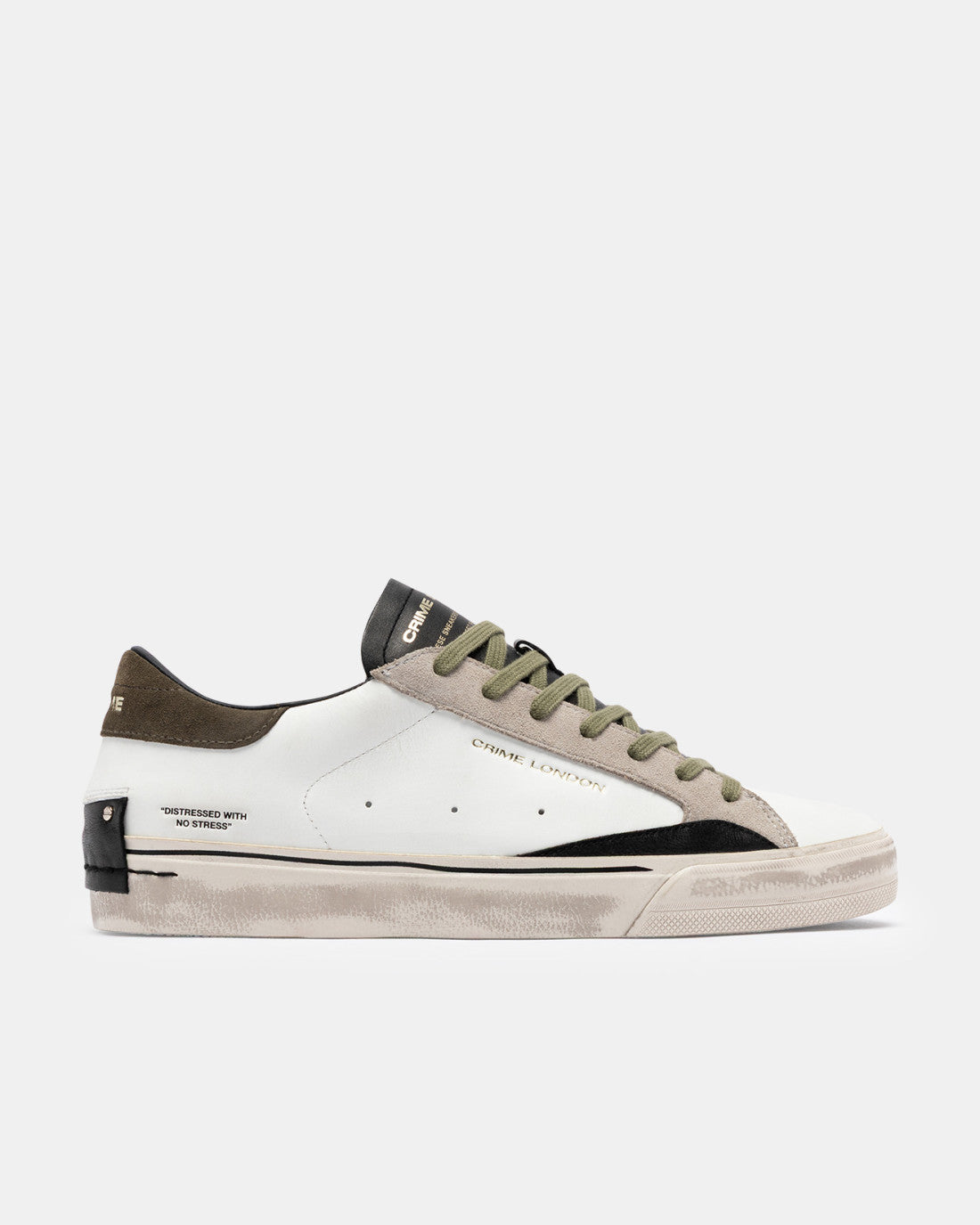CRIME LONDON -DISTRESSED 2.0 LIGHT GREEN