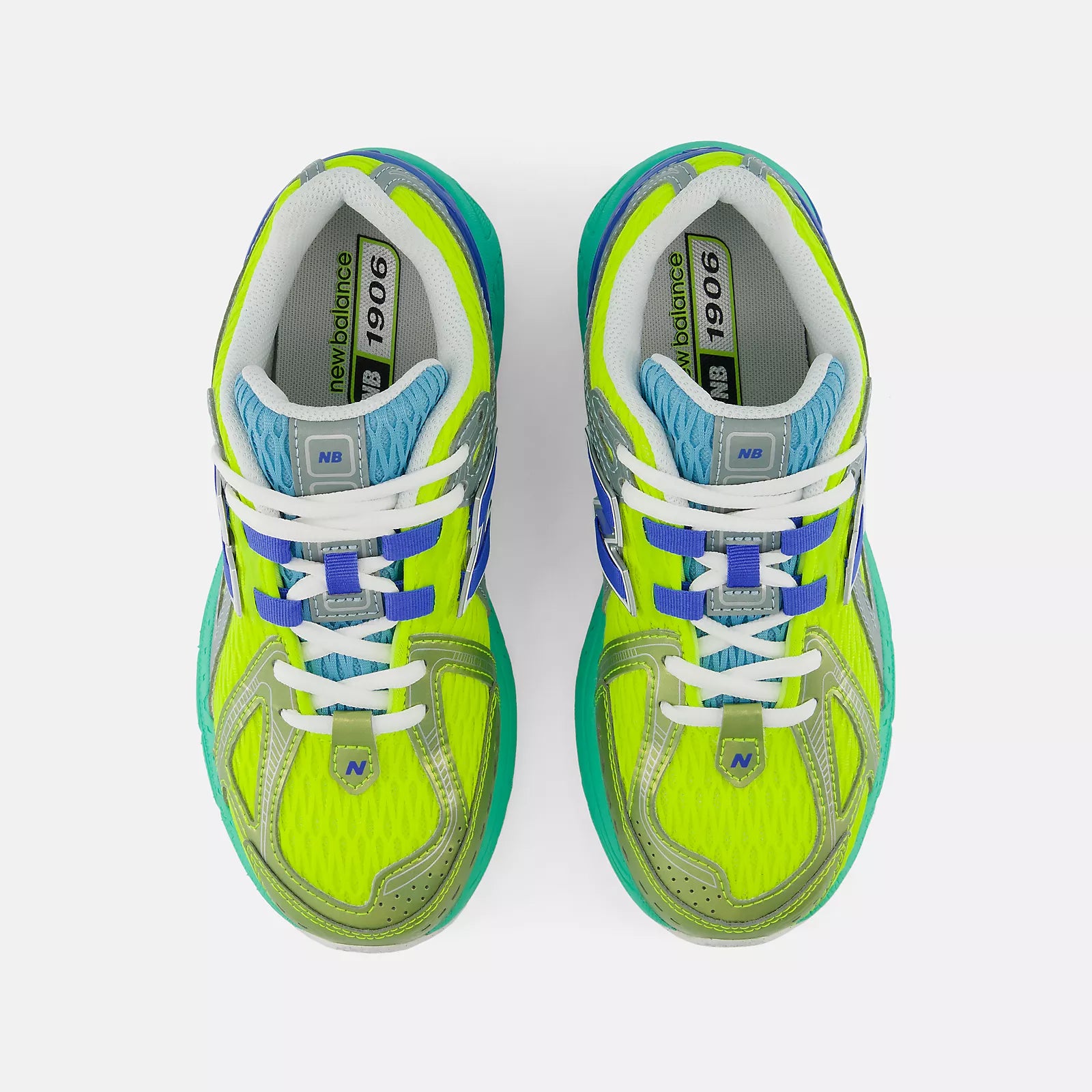 NEW BALANCE - NEW BALANCE 1906 LACE GREEN CON BLUE BIRD  KIDS