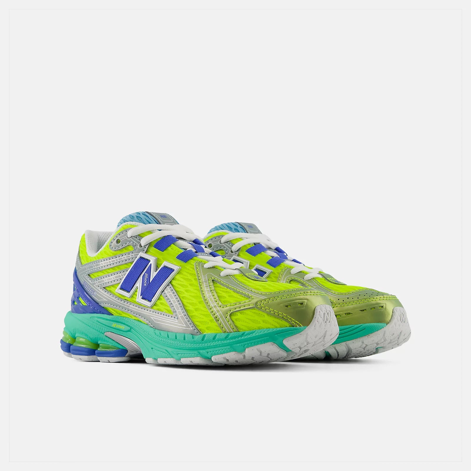 NEW BALANCE - NEW BALANCE 1906 LACE GREEN CON BLUE BIRD  KIDS