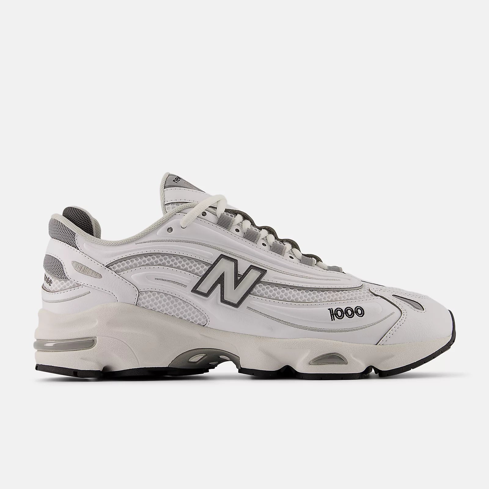 NEW BALANCE - NEW BALANCE 1000 WHITE CON GREY MATTER E SLATE GREY