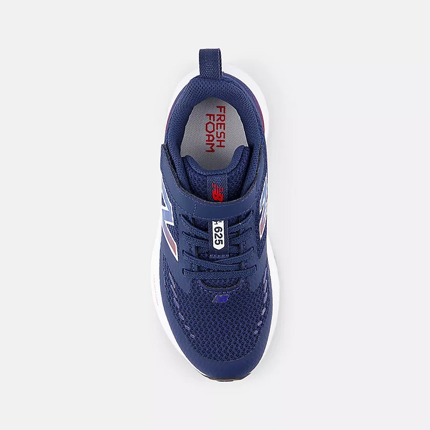 NEW BALANCE - NEW BALANCE 625 HOOK & LOOP SCARPE NAVY CON TEAM RED E TEAM ROYAL
