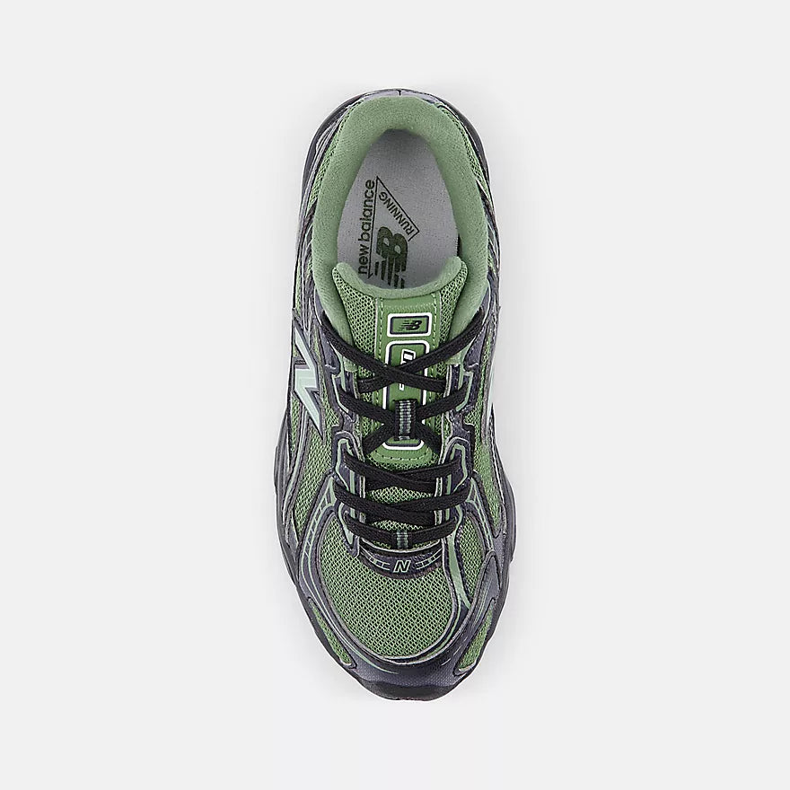 NEW BALANCE - NEW BALANCE 740 BUNGEE LACE UTILITY GREEN CON PHANTOM KIDS