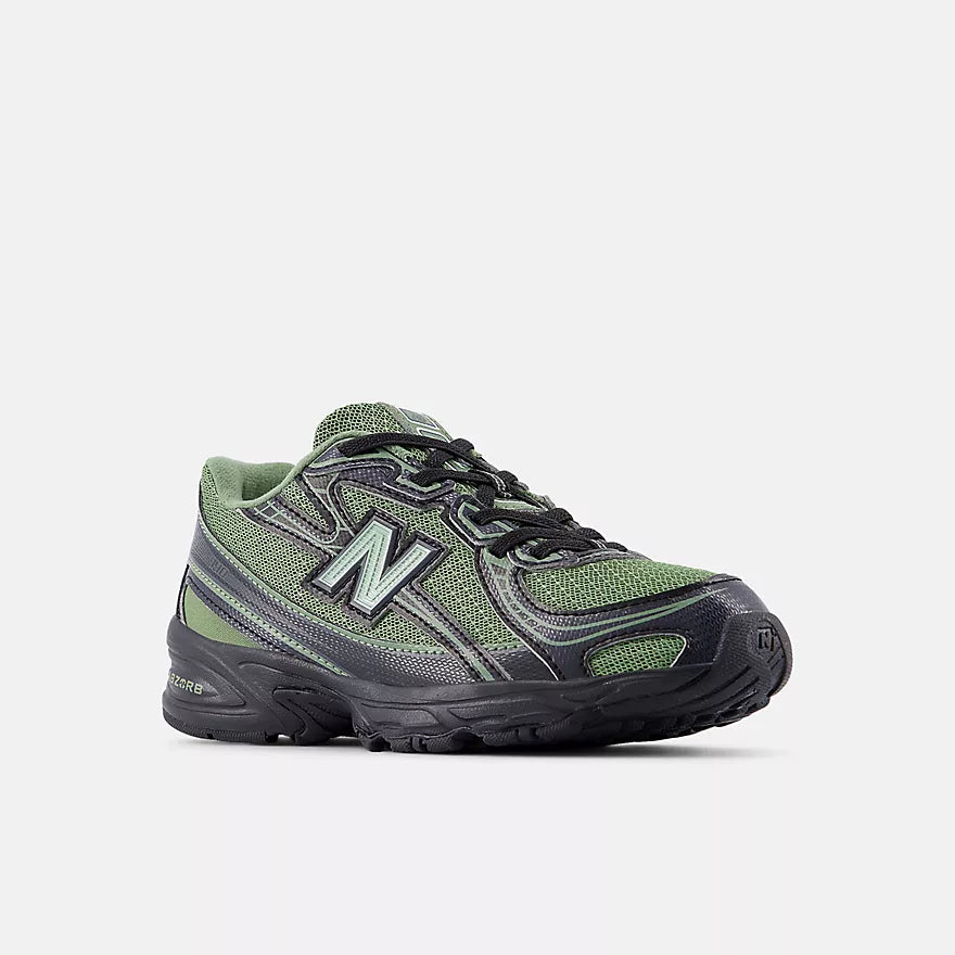 NEW BALANCE - NEW BALANCE 740 BUNGEE LACE UTILITY GREEN CON PHANTOM KIDS