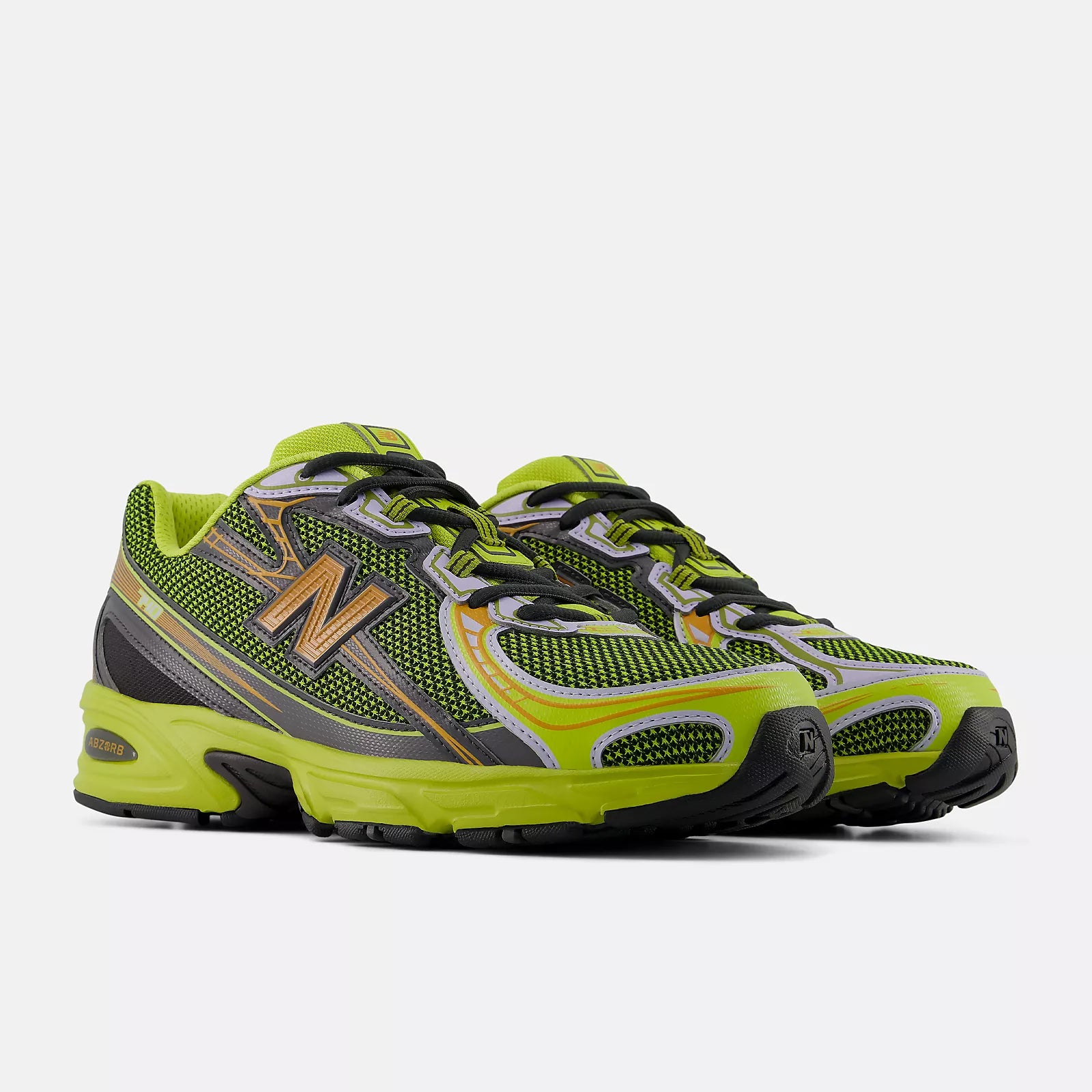NEW BALANCE - NEW BALANCE 740 FIELD GREEN BLACK CEMENT