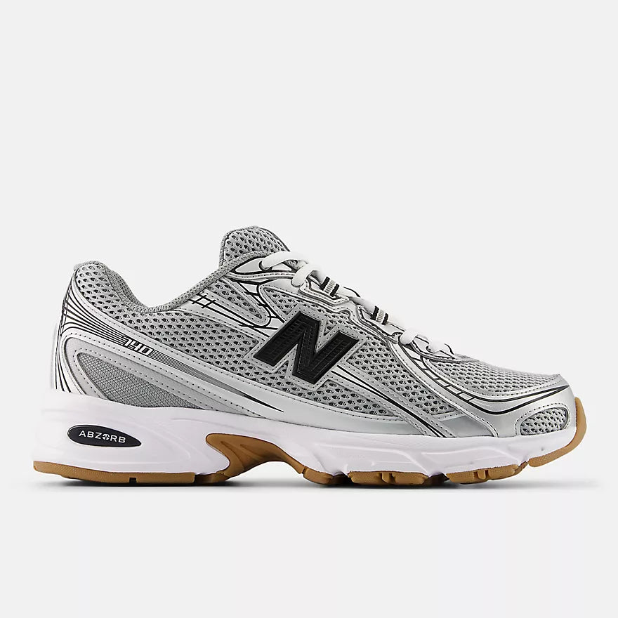 NEW BALANCE - NEW BALANCE 740 SLATE GREY CON BLACK E RAIN CLOUD