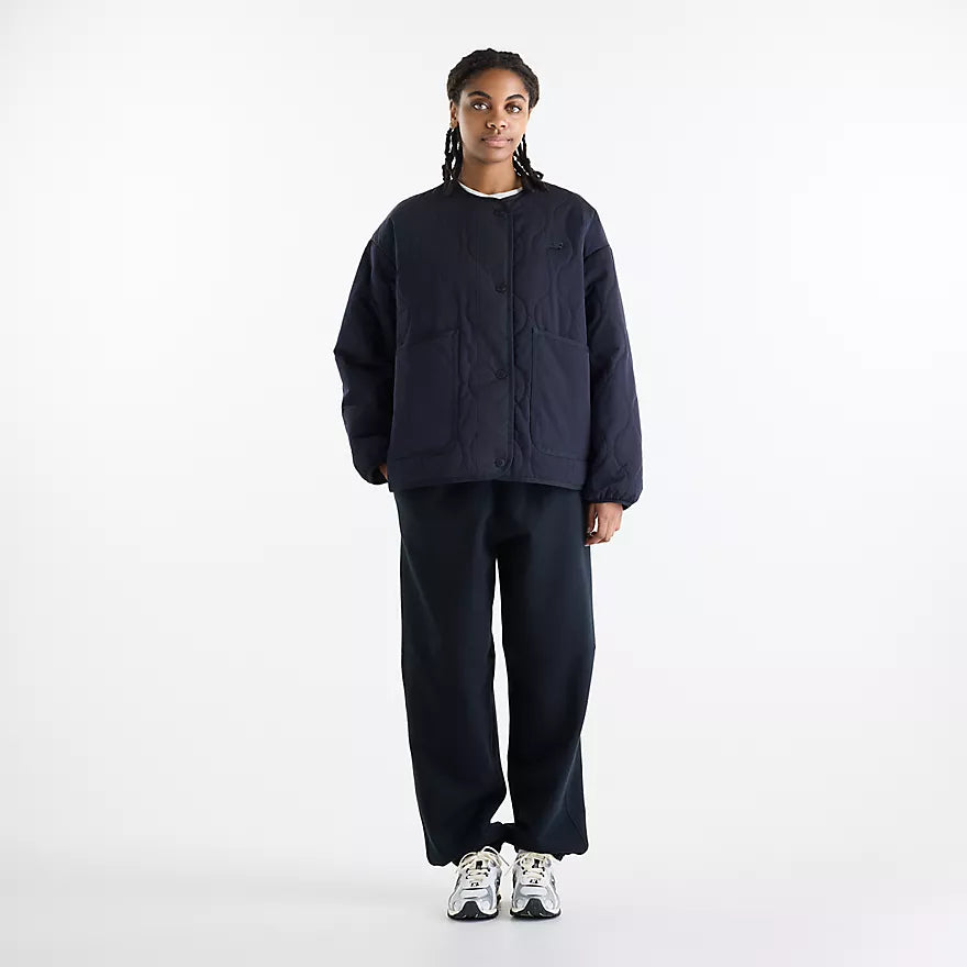 NEW BALANCE - QUILTED BOMBER DARK NIGHT