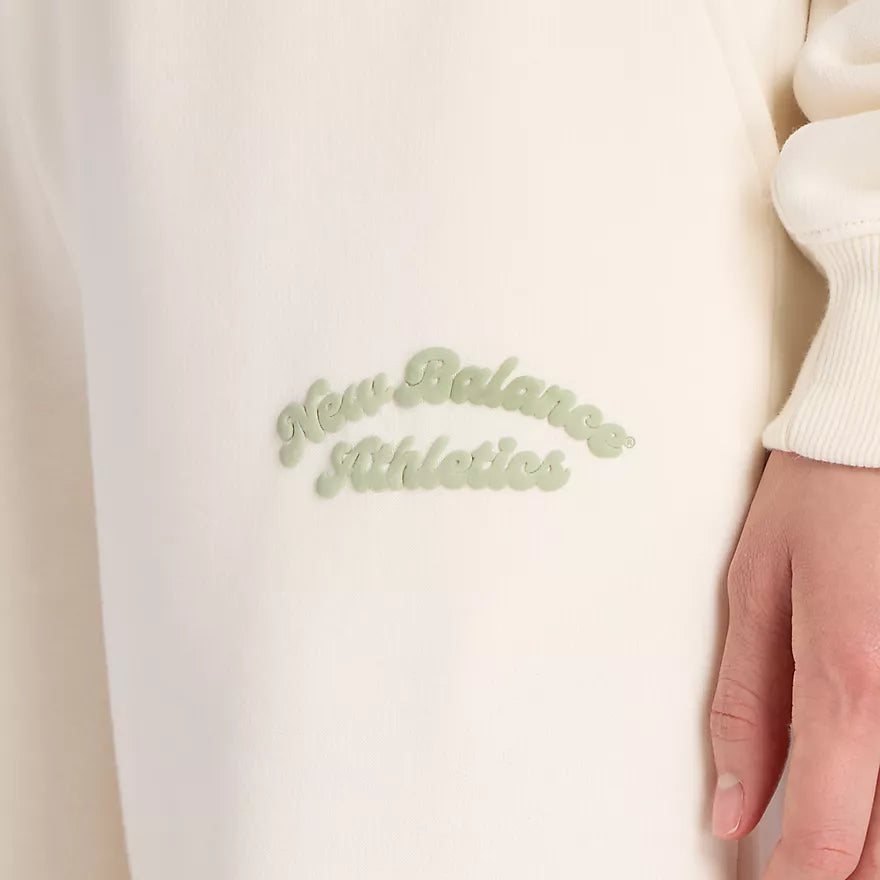 NEW BALANCE - LINEAR HERITAGE FLEECE WIDE LEG PANT PERMAFROST