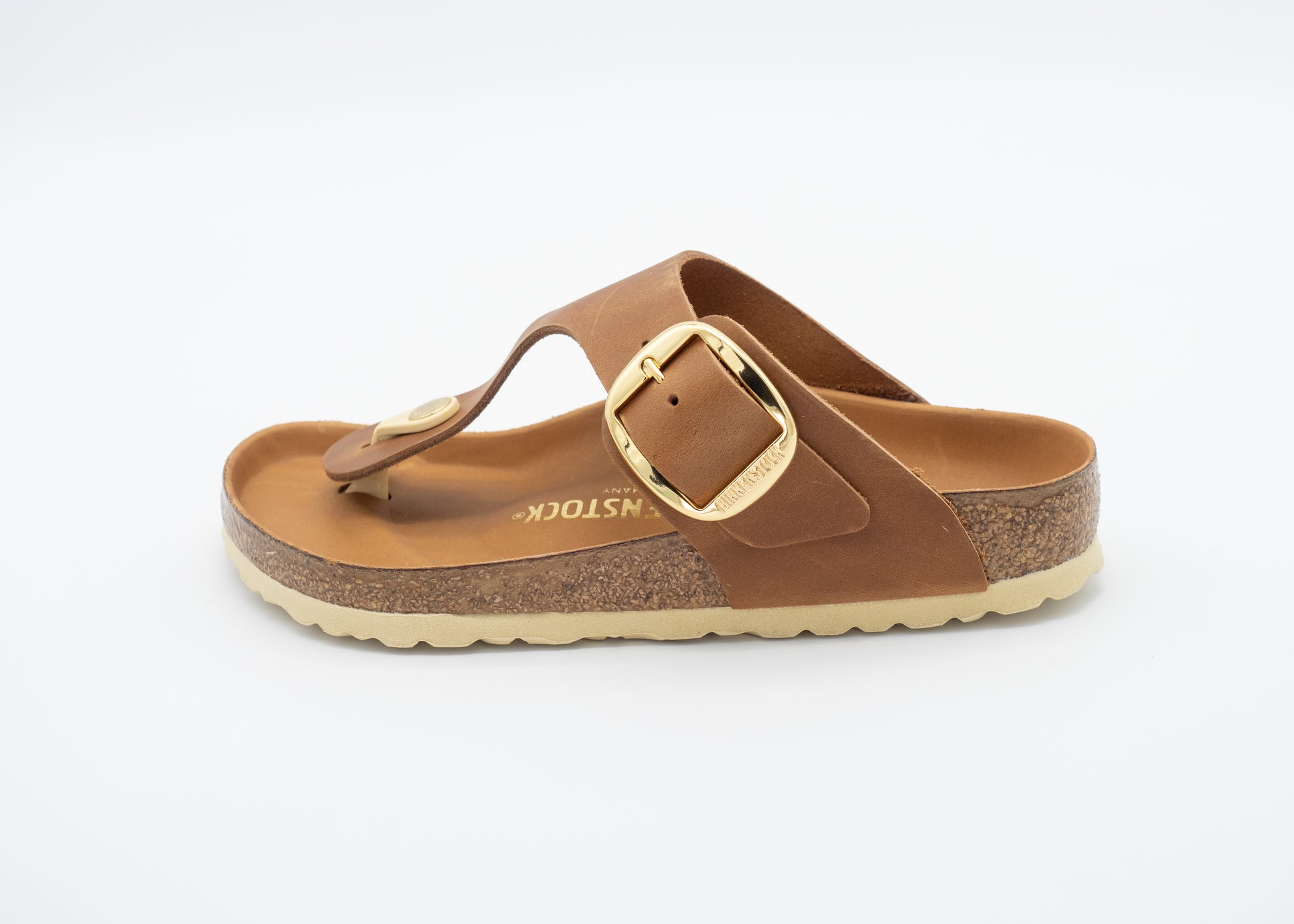 BIRKENSTOCK - GIZEH BIG BUCKLE CUOIO