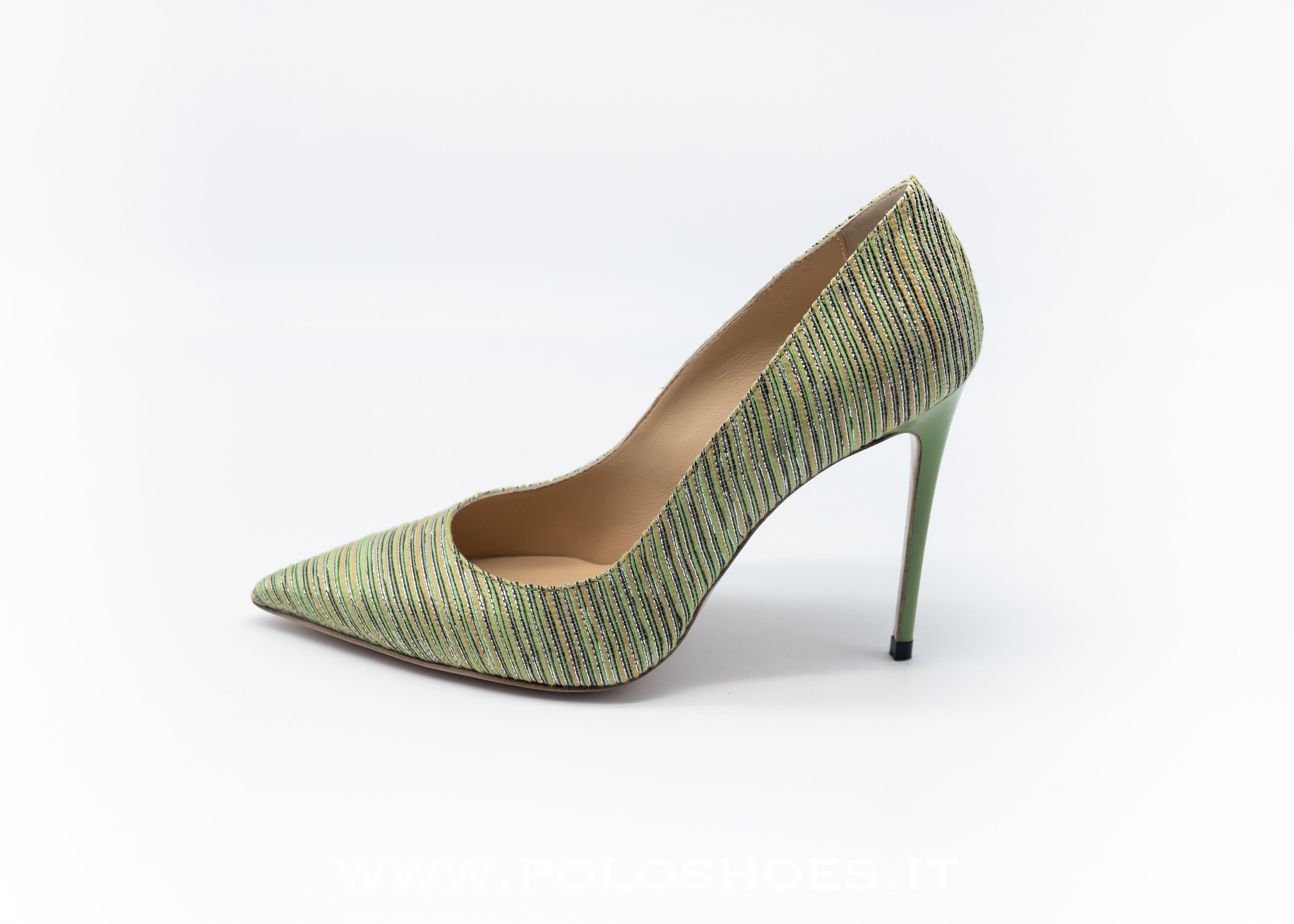 COUTURE - DECOLLETE TESSUTO VERDE