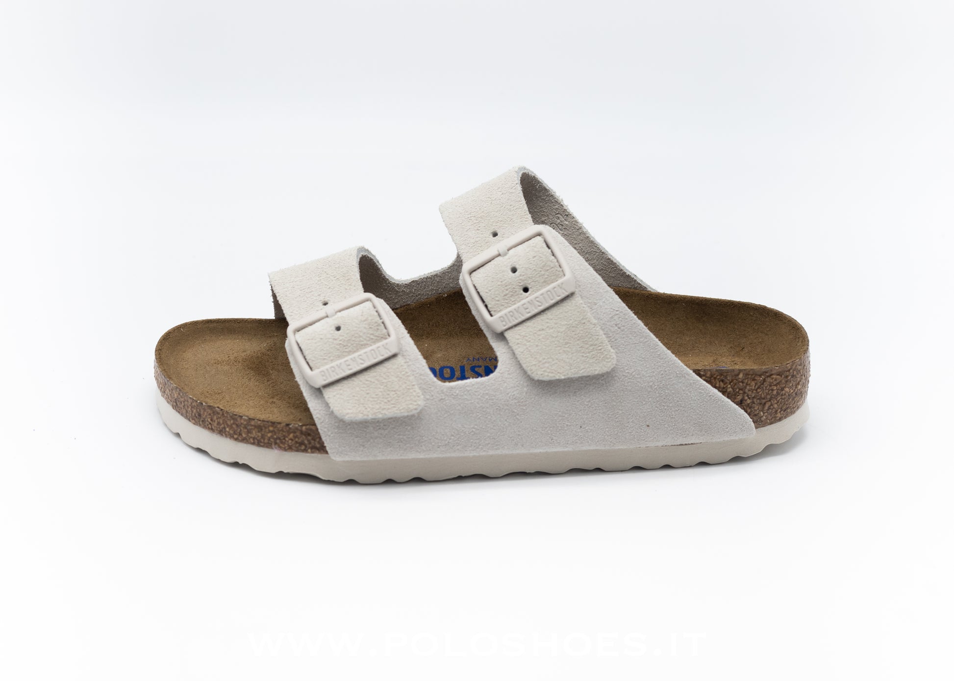 BIRKENSTOCK - ARIZONA ANTIQUE WHITE PLANTARE SOFT