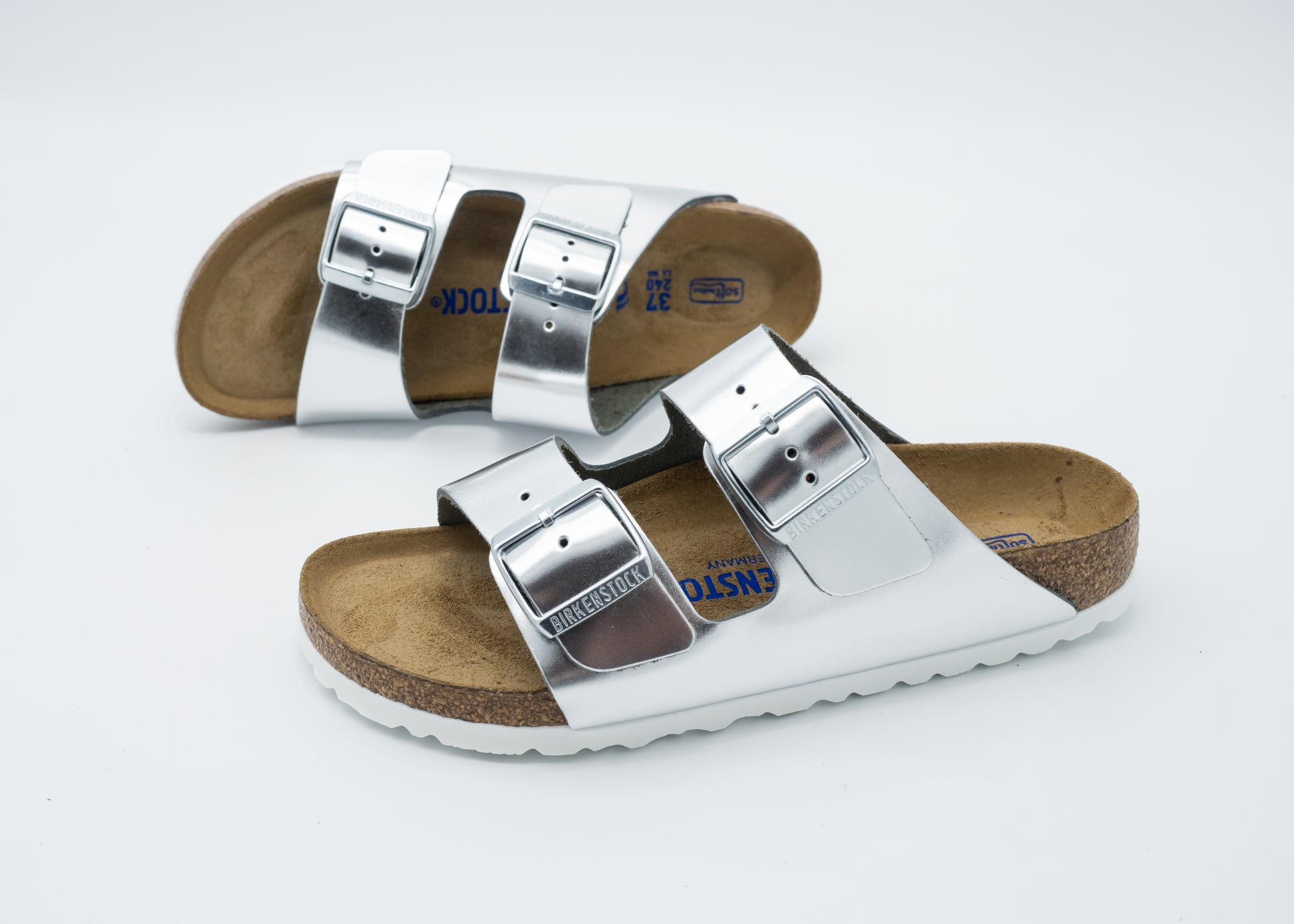 BIRKENSTOCK - ARIZONA METALLIC SILVER