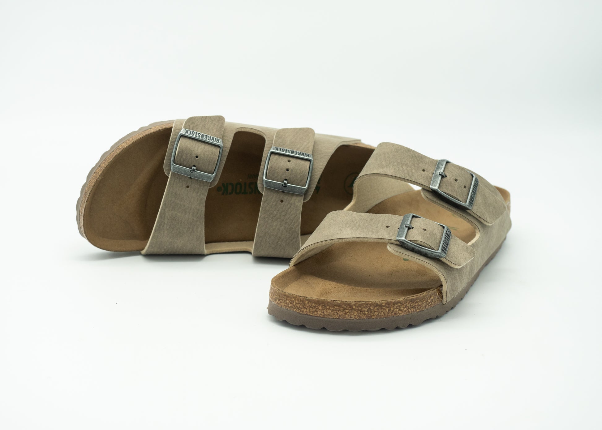 BIRKENSTOCK - 🌱ARIZONA VEGAN DESERT DUST GRAY TAUPE